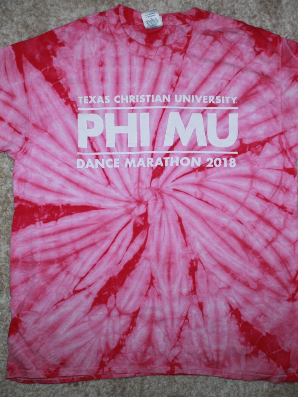 TCU Phi Mu Dance Marathon 2018 T-shirt